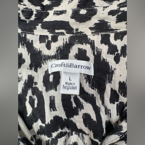 Croft & Barrow Women’s Vintage 1990s Aztec Graphic Streetwear Retro Large 0085 - Picture 8 of 9